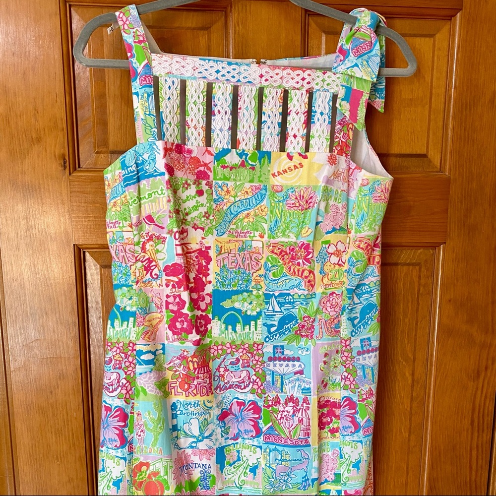 Lilly Pulitzer Ricci Shift Dress State of Mind